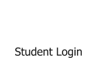 Student Login